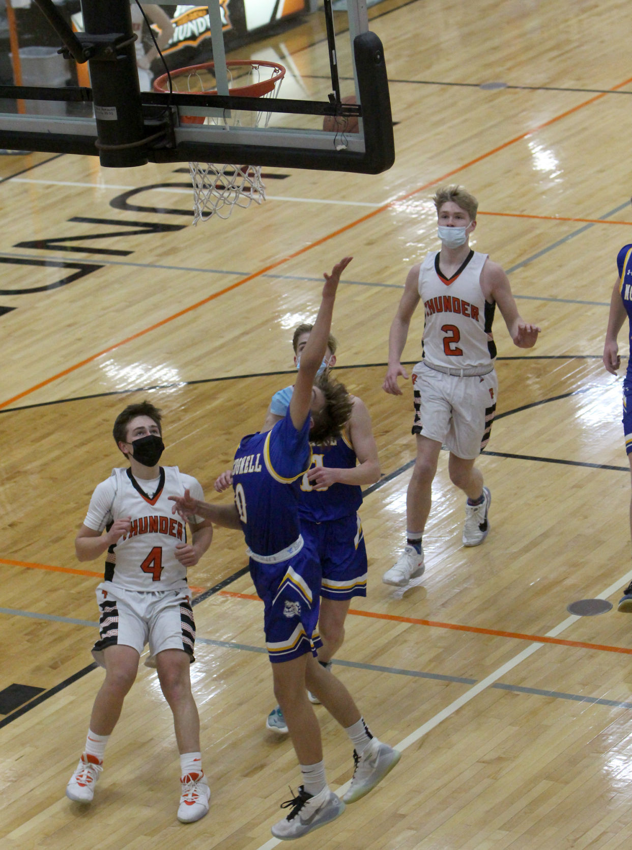 McDonell boys basketball at Osseo-Fairchild 1-11-21